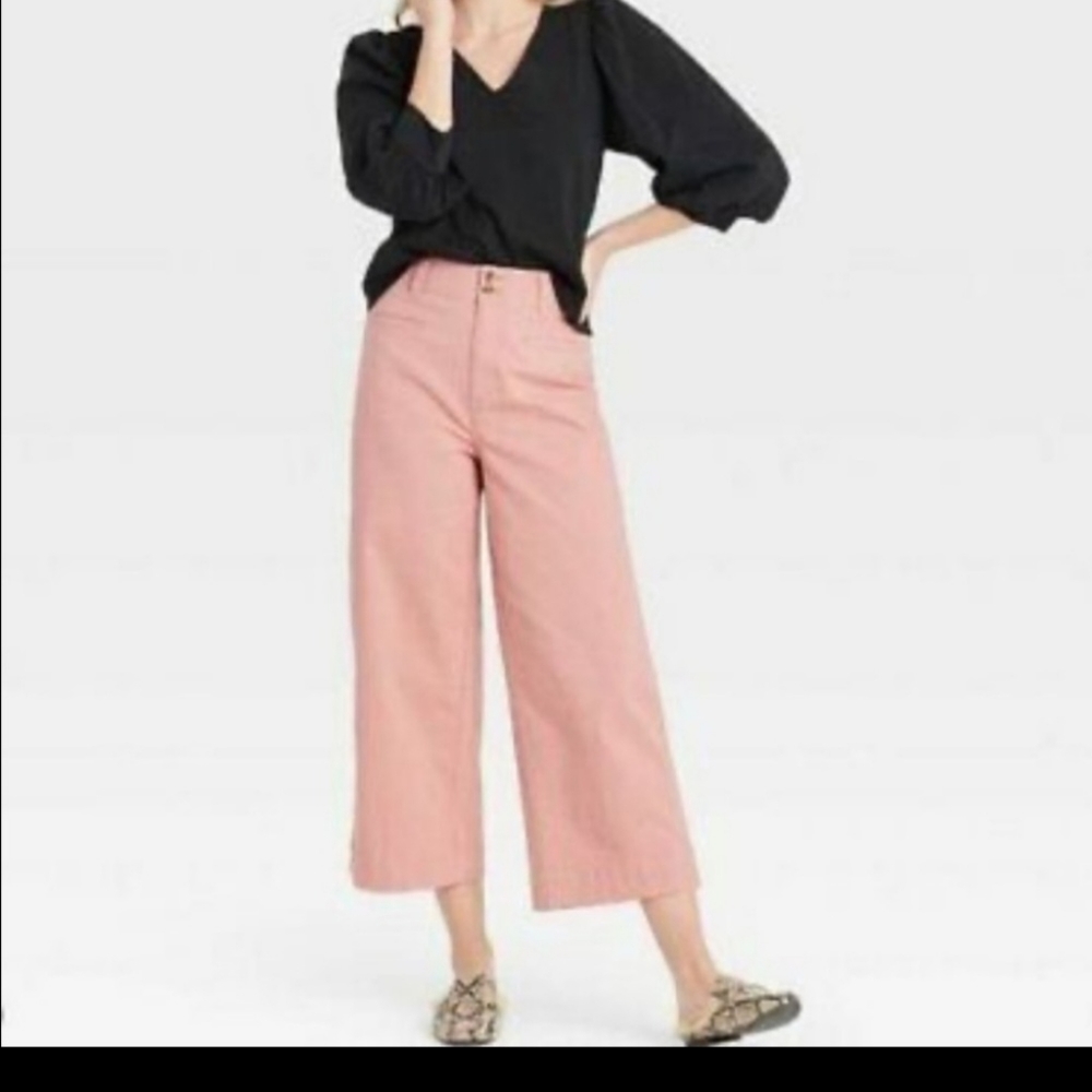 A NEW DAY High-Rise Blush Pants - Size 2 NWOT
